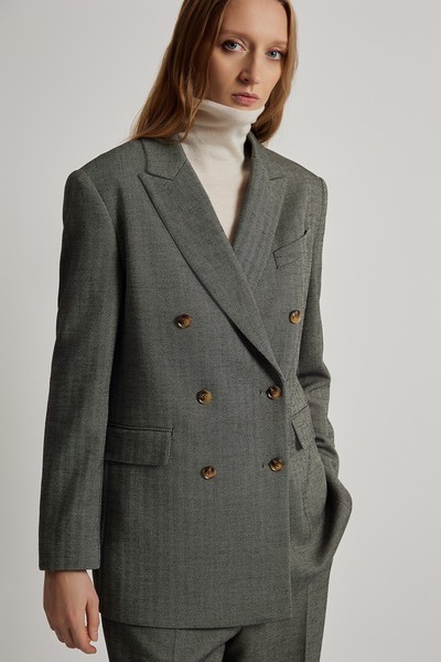 Jacket VASSA CODE, пол female, цвет серый, фото №5