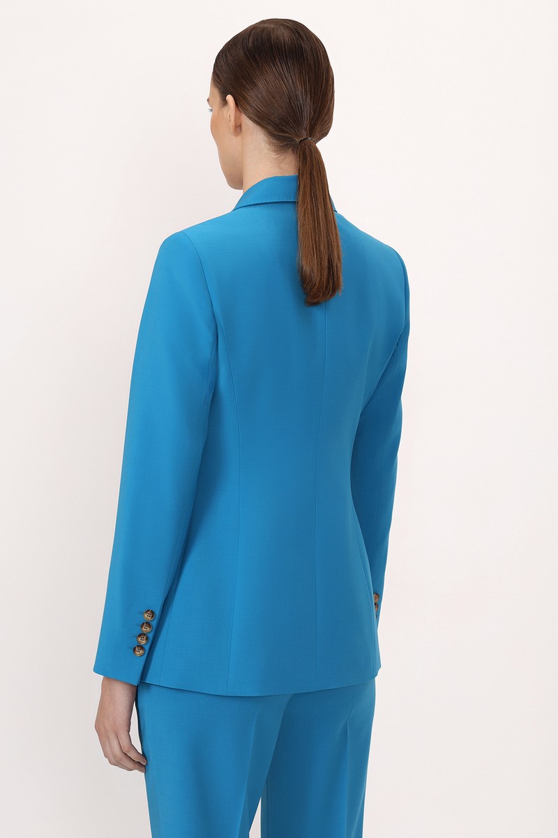 Jacket VASSA&Co, пол female, цвет голубой, фото №4