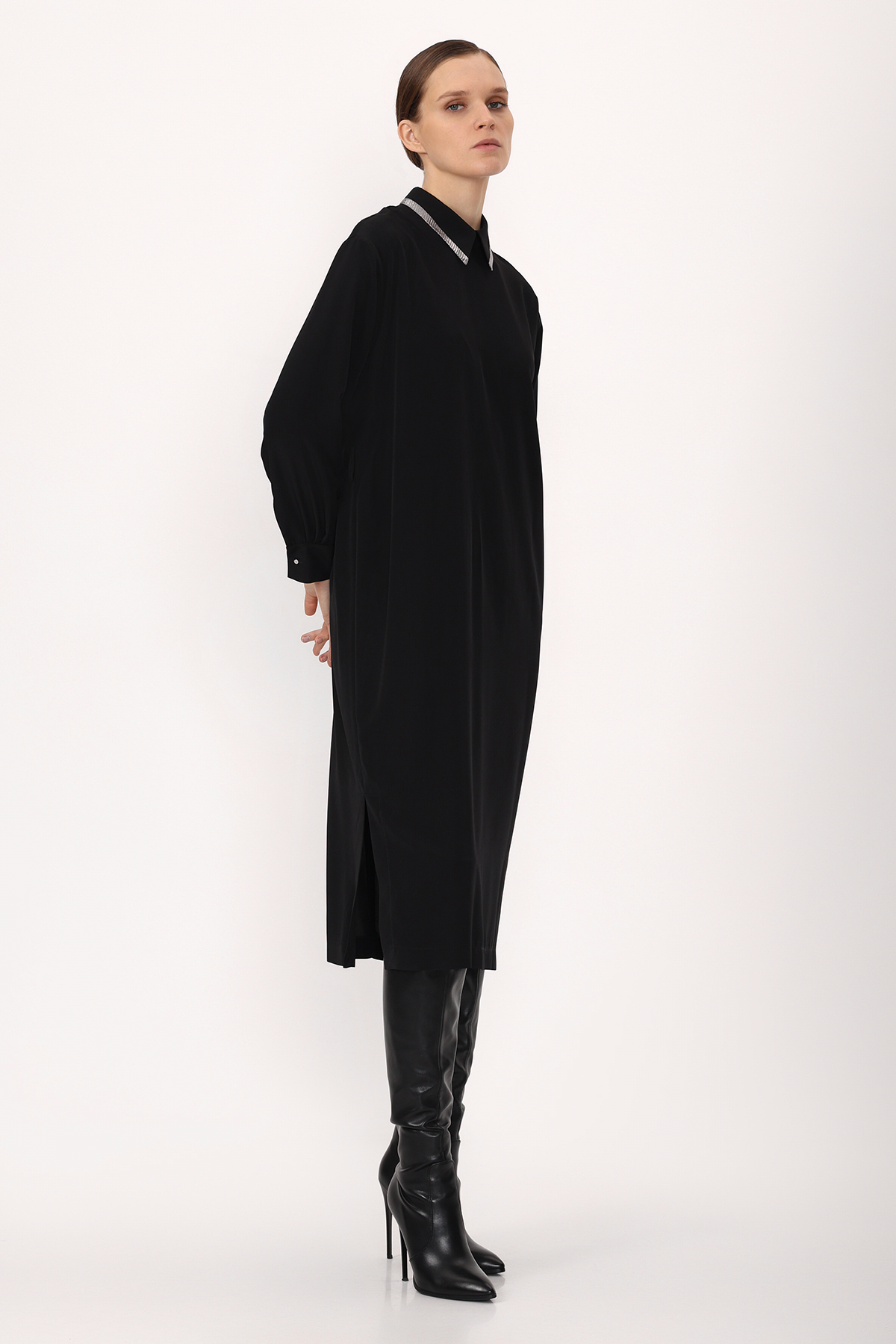 Dress VASSA&Co, пол female, цвет black