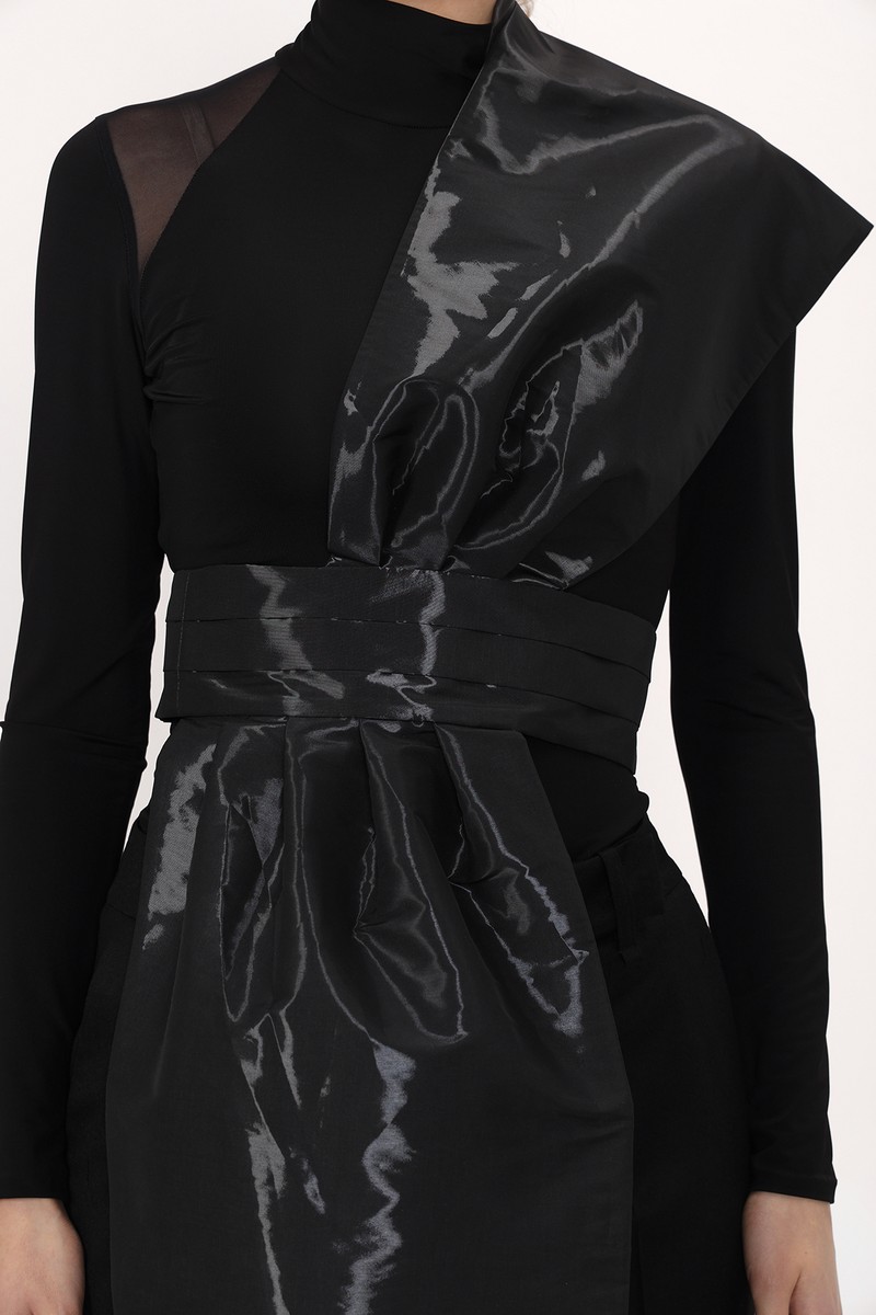 Vest VASSA&Co, пол female, цвет black, фото №4