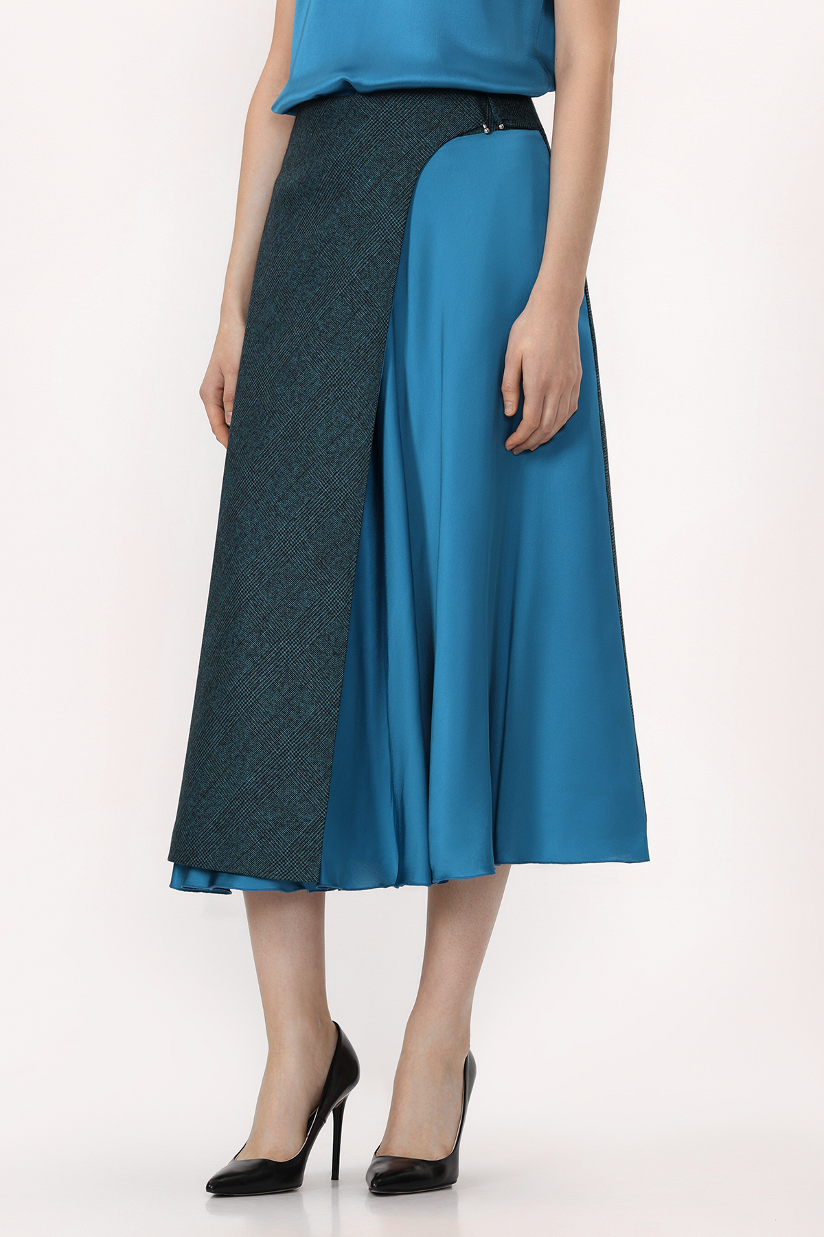 Юбка VASSA&Co, пол женский, цвет зеленый