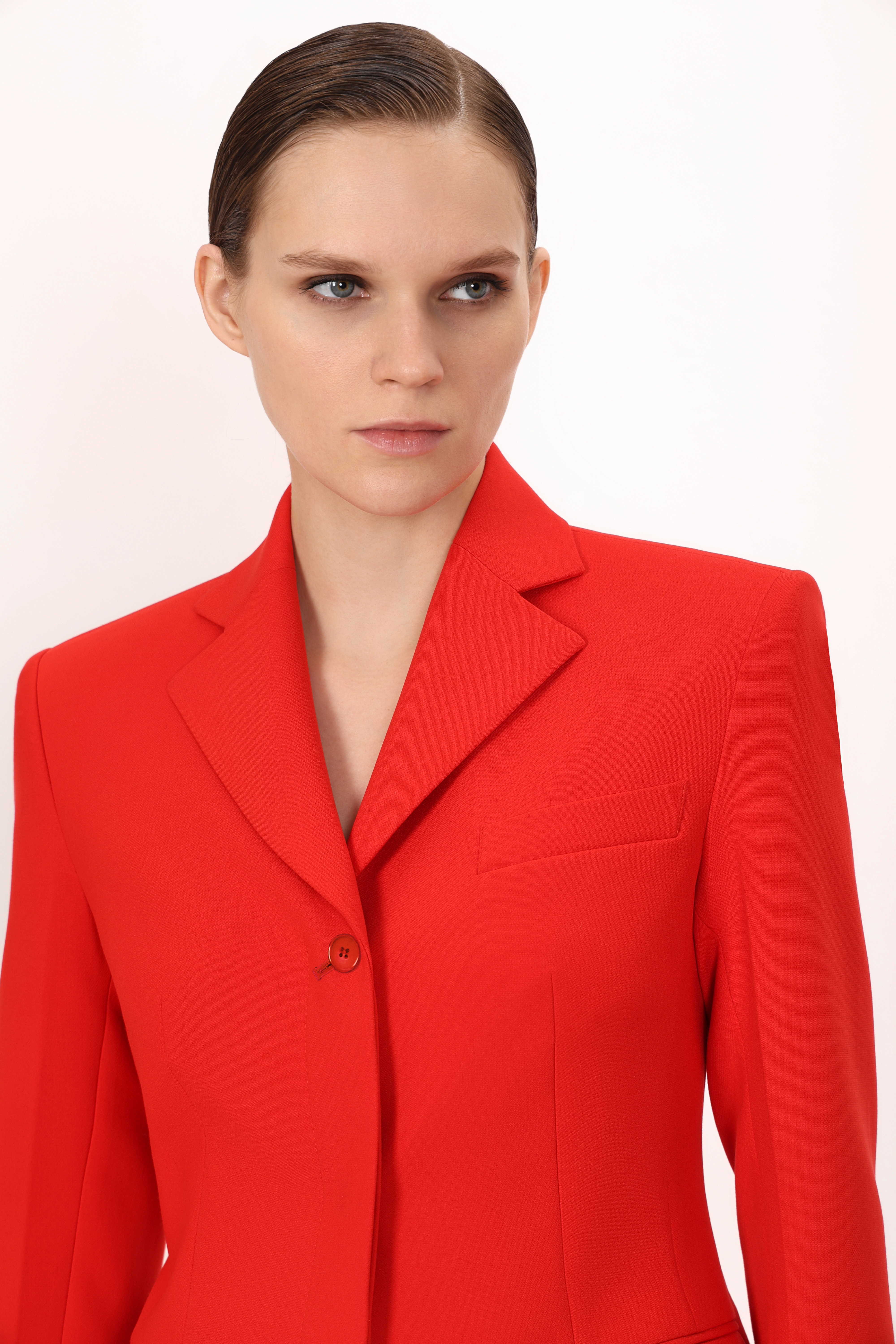 Жакет с супатной застежкой VASSA&Co, пол женский, цвет красный