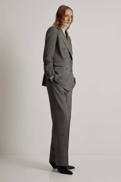 Брюки VASSA CODE, пол female, цвет серый, фото №8