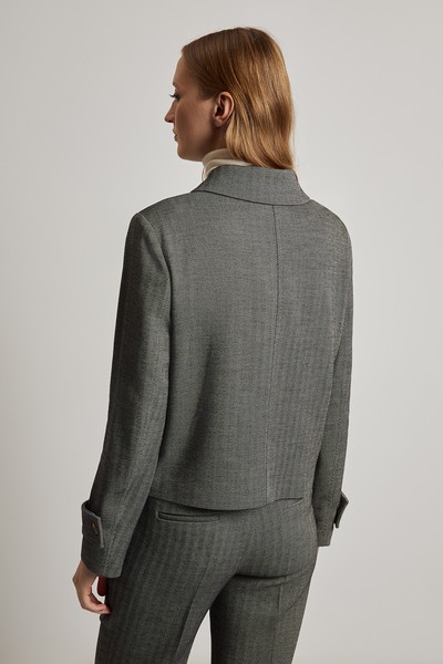 Jacket VASSA CODE, пол female, цвет серый, фото №4