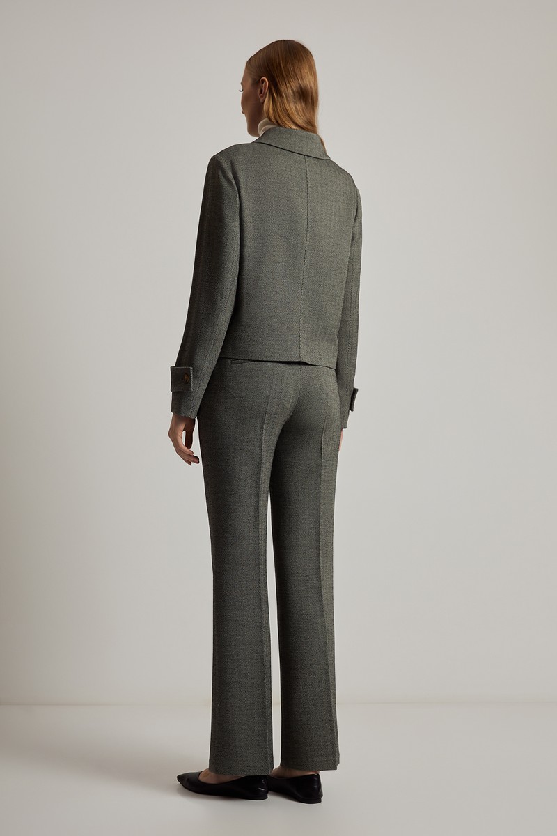 Брюки VASSA CODE, пол женский, цвет серый, фото №2