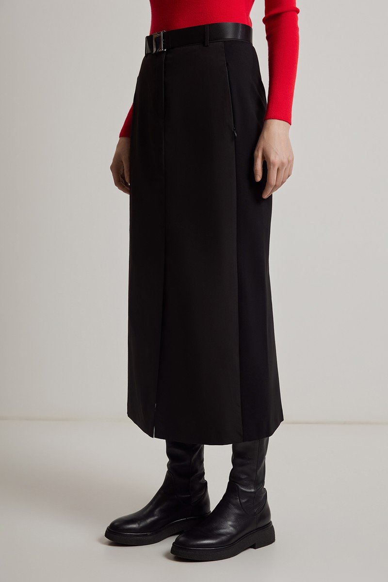 Юбка VASSA CODE, пол женский, цвет черный, фото №3