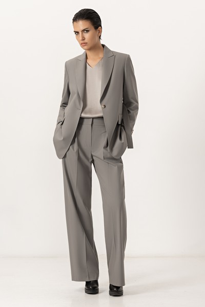 Жакет с гофрированной спинкой VASSA&Co, пол женский, цвет коричневый, фото №4