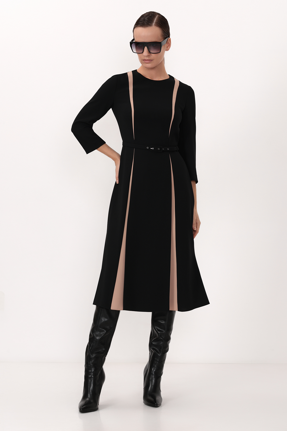 Dress VASSA&Co, пол female, цвет black