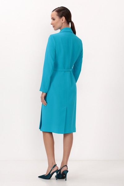 Платье VASSA&Co, пол женский, цвет голубой, фото №6