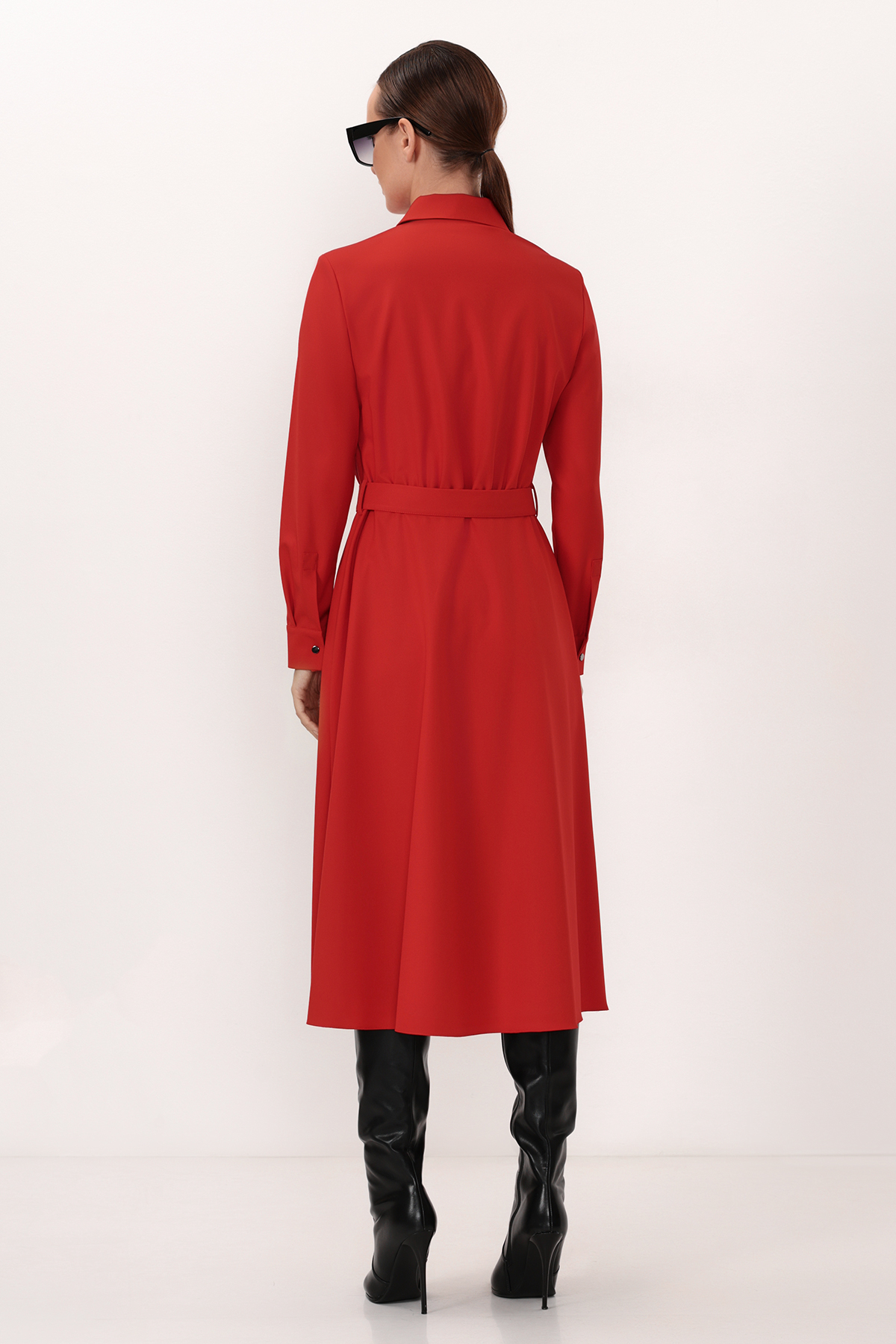 Платье VASSA&Co, пол женский, цвет красный