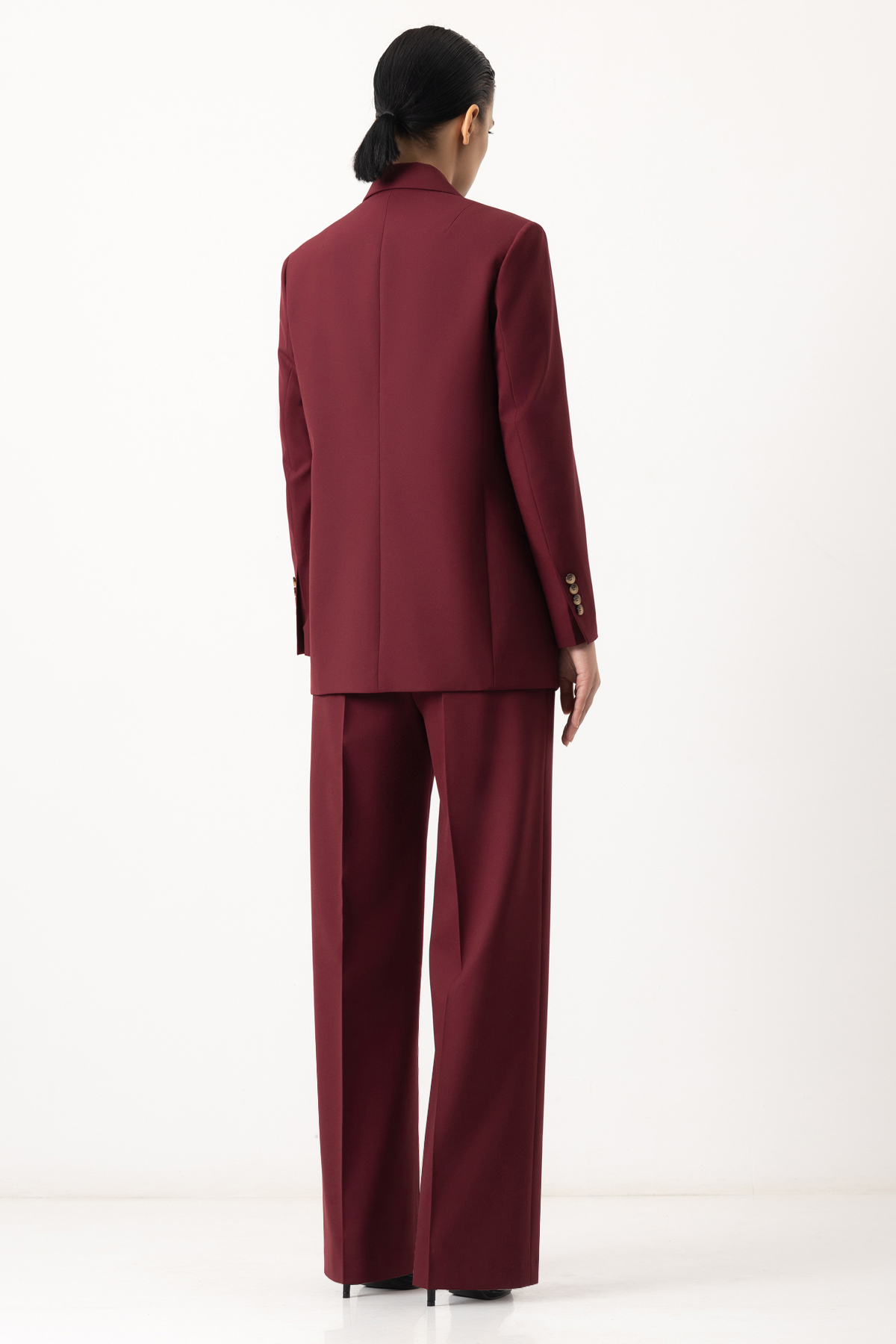 Брюки VASSA&Co, пол женский, цвет красный