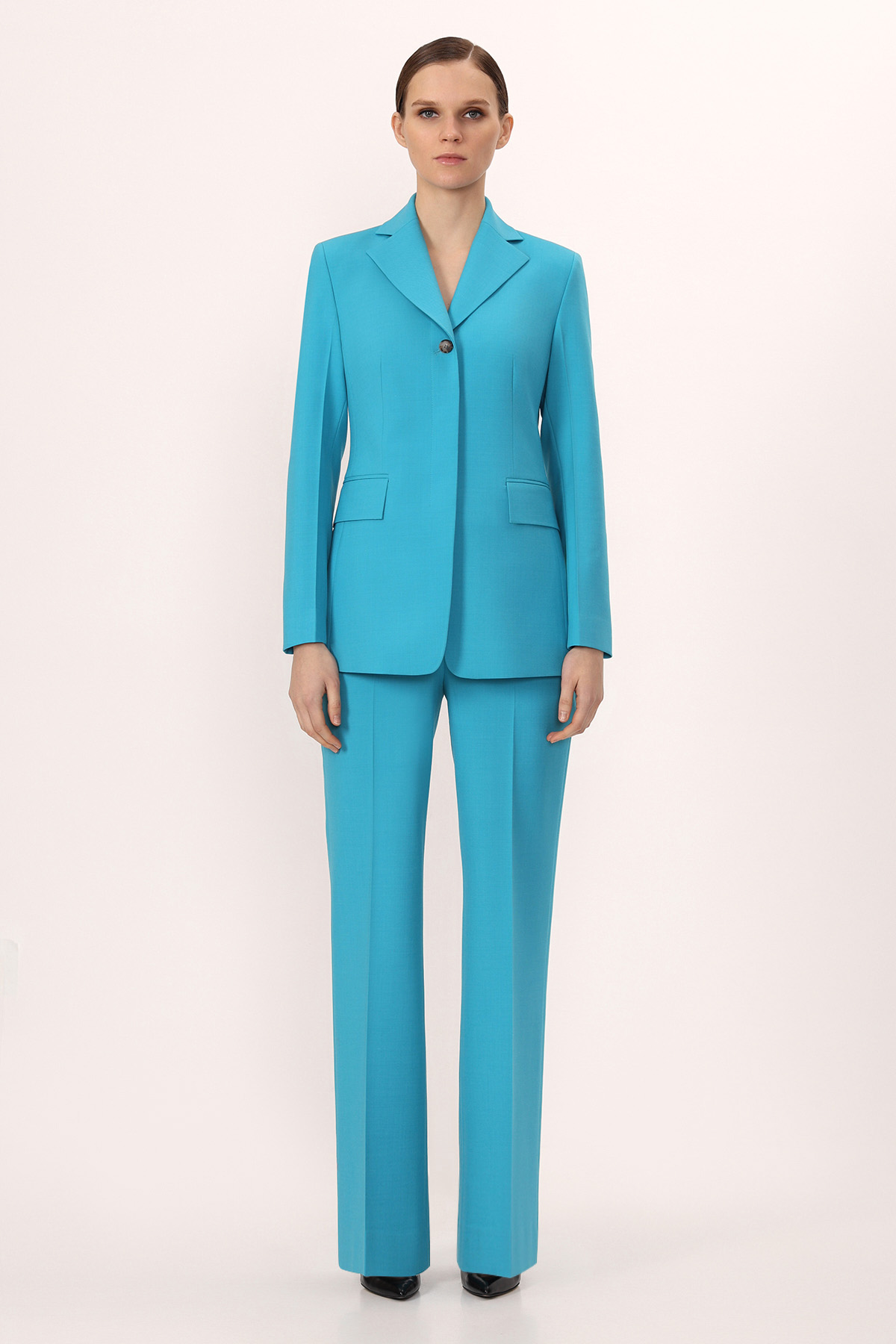 Брюки VASSA&Co, пол женский, цвет голубой