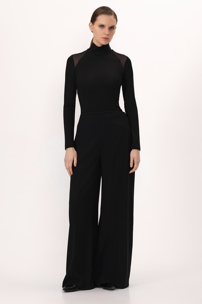 Брюки VASSA&Co, пол женский, цвет черный, фото №2