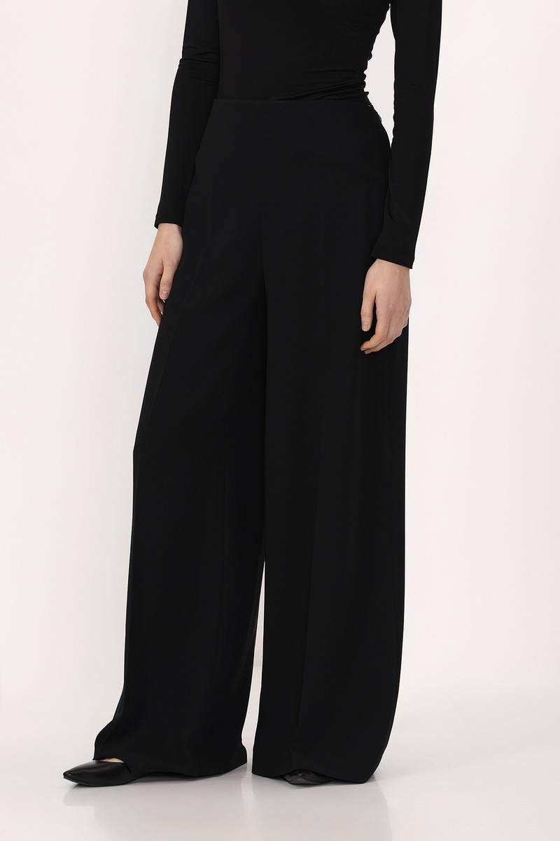Брюки VASSA&Co, пол женский, цвет черный, фото №5