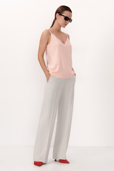 Базовый топ VASSA&Co, пол женский, цвет розовый, фото №2