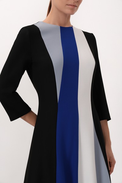 Платье VASSA&Co, пол женский, цвет синий, фото №2