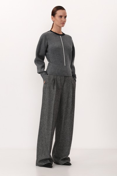 Джемпер VASSA CODE, пол женский, цвет серый, фото №2