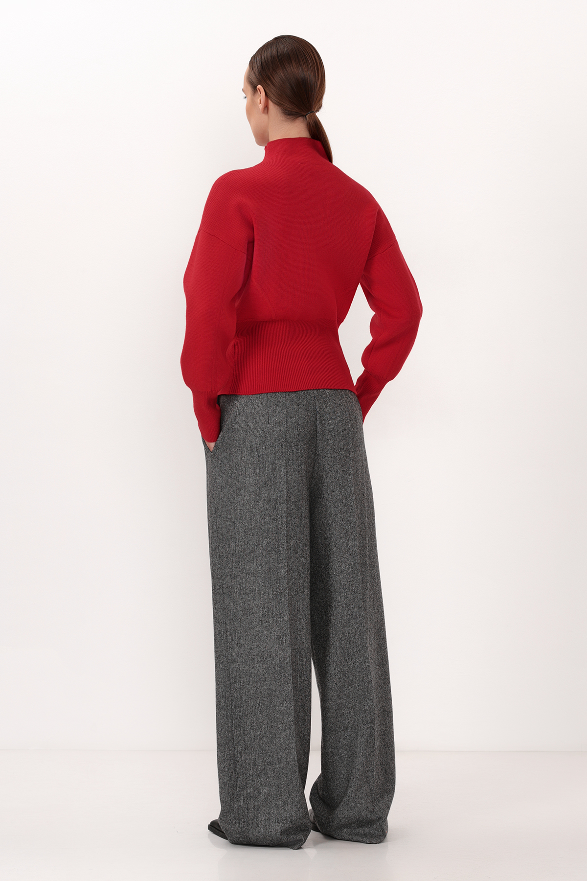 Джемпер VASSA CODE, пол женский, цвет красный