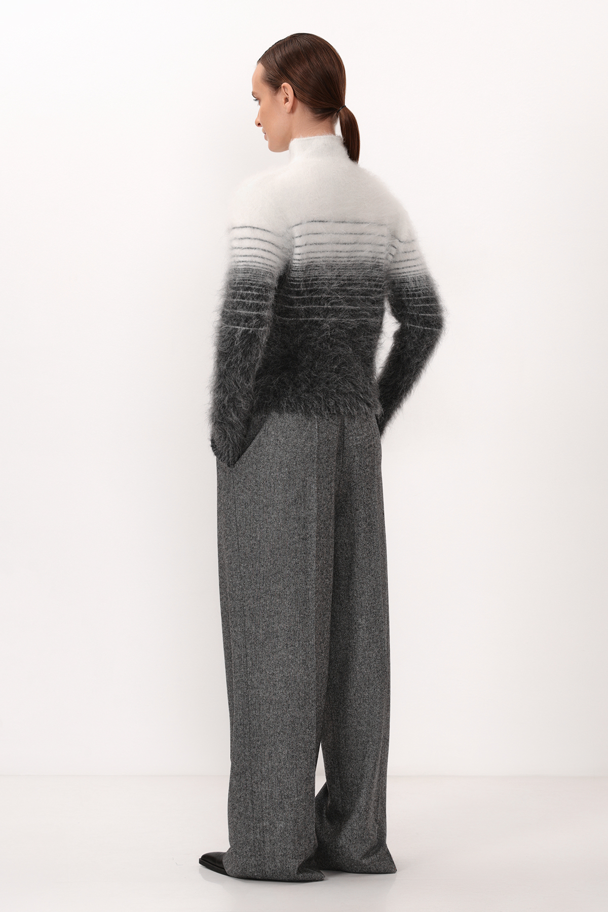 Джемпер VASSA CODE, пол женский, цвет серый