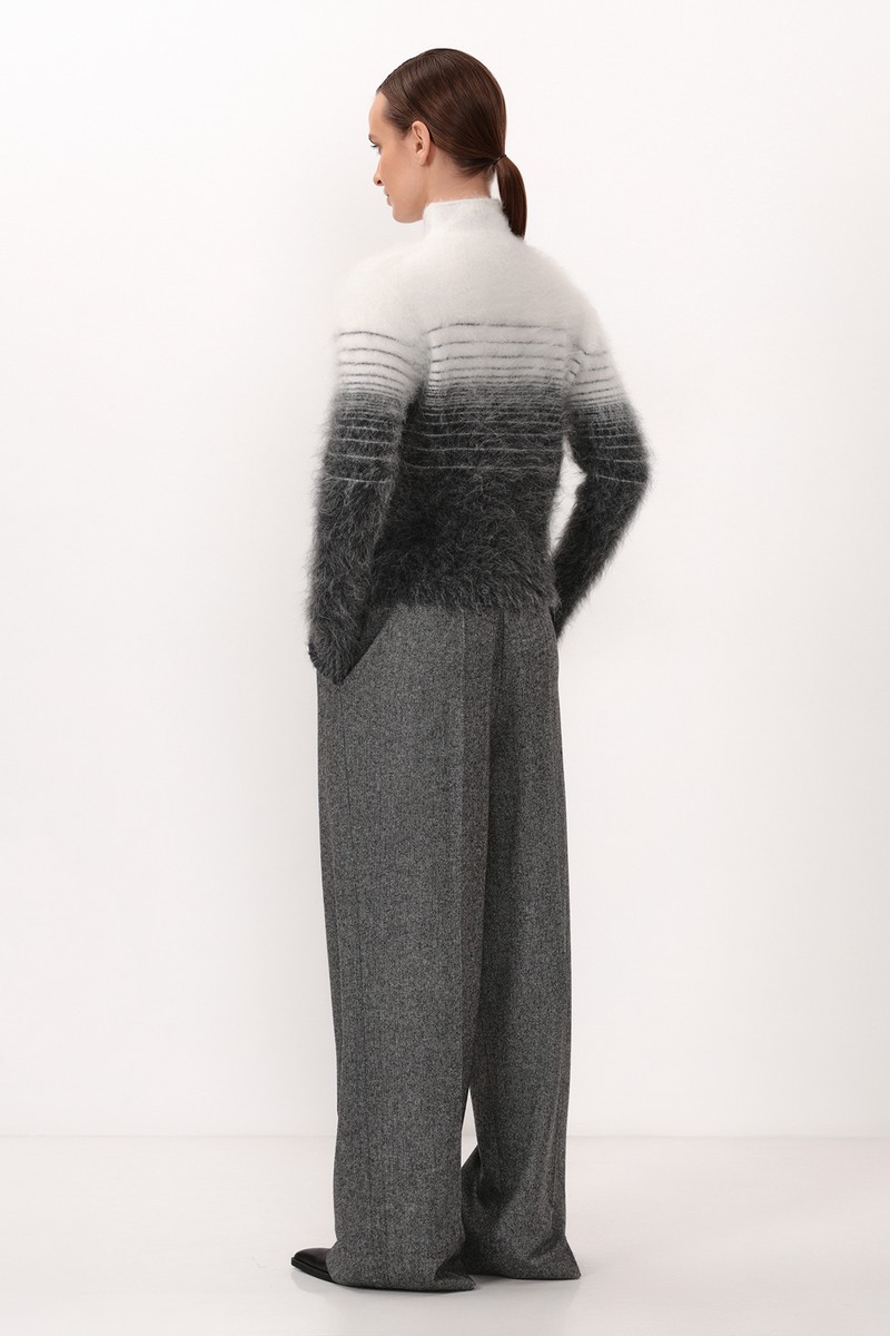 Джемпер VASSA CODE, пол женский, цвет серый, фото №4