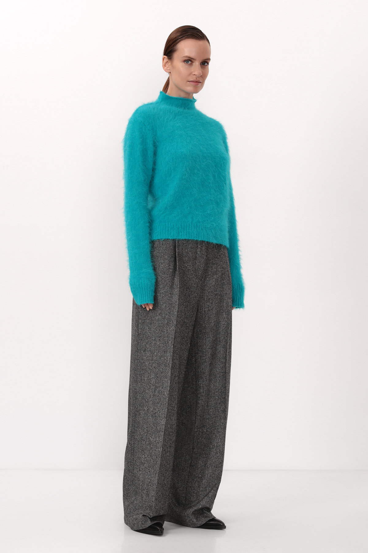 Pullover VASSA CODE, пол female, цвет голубой