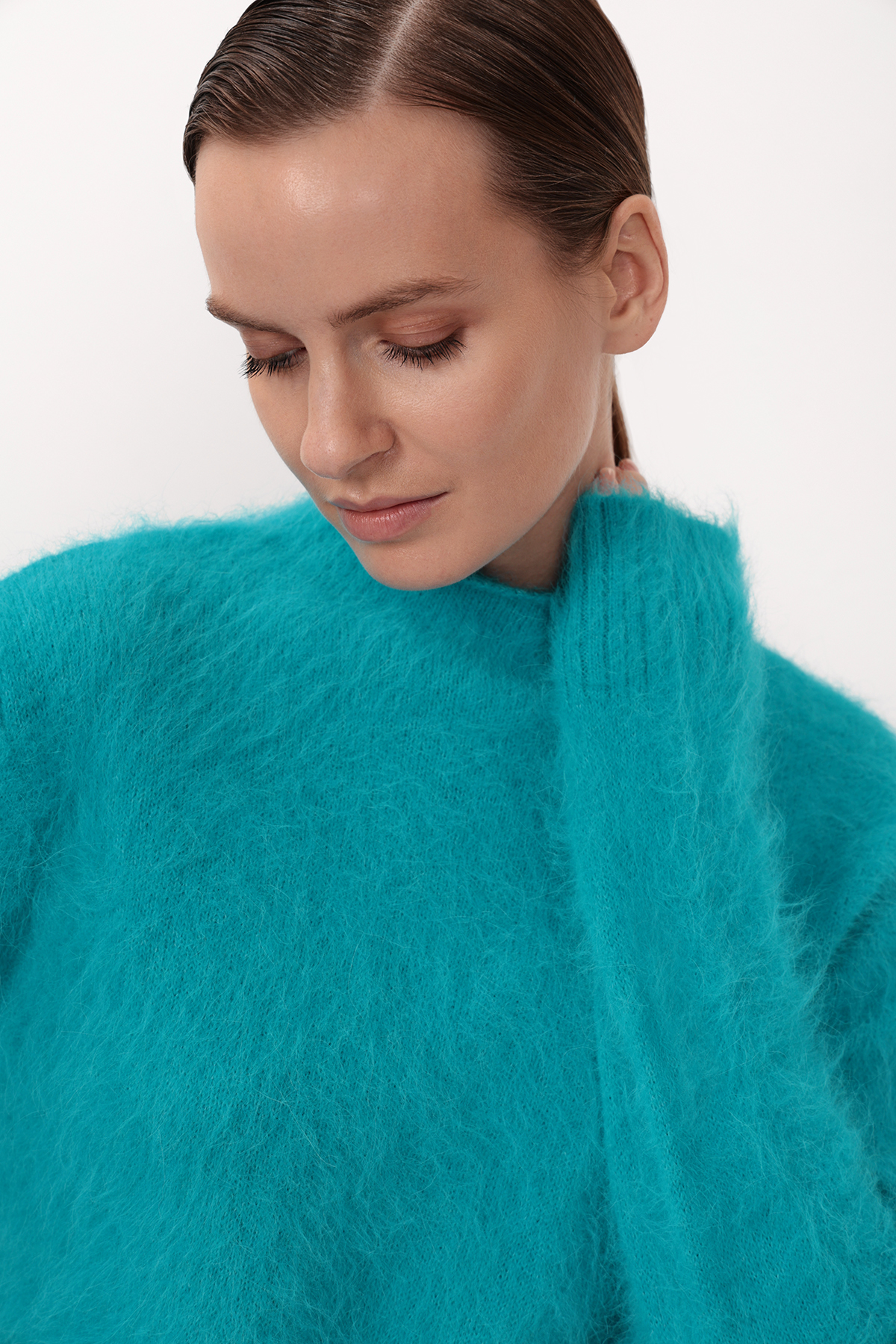 Pullover VASSA CODE, пол female, цвет голубой