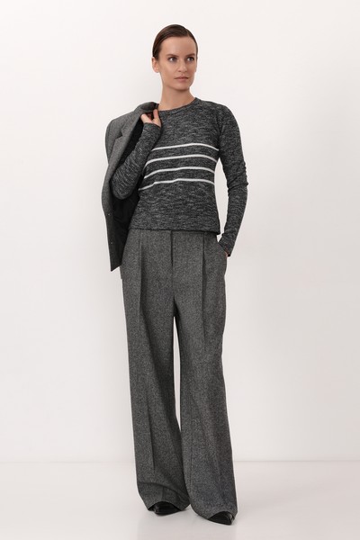 Джемпер VASSA CODE, пол женский, цвет серый, фото №2