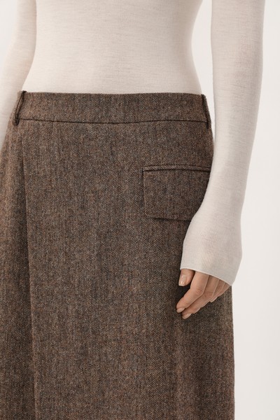 Skirt VASSA CODE, пол female, цвет brown, фото №2