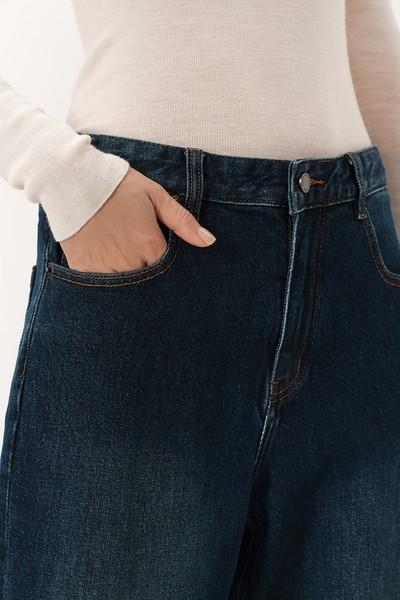 Джинсы Wide Leg VASSA CODE, пол женский, цвет синий, фото №3