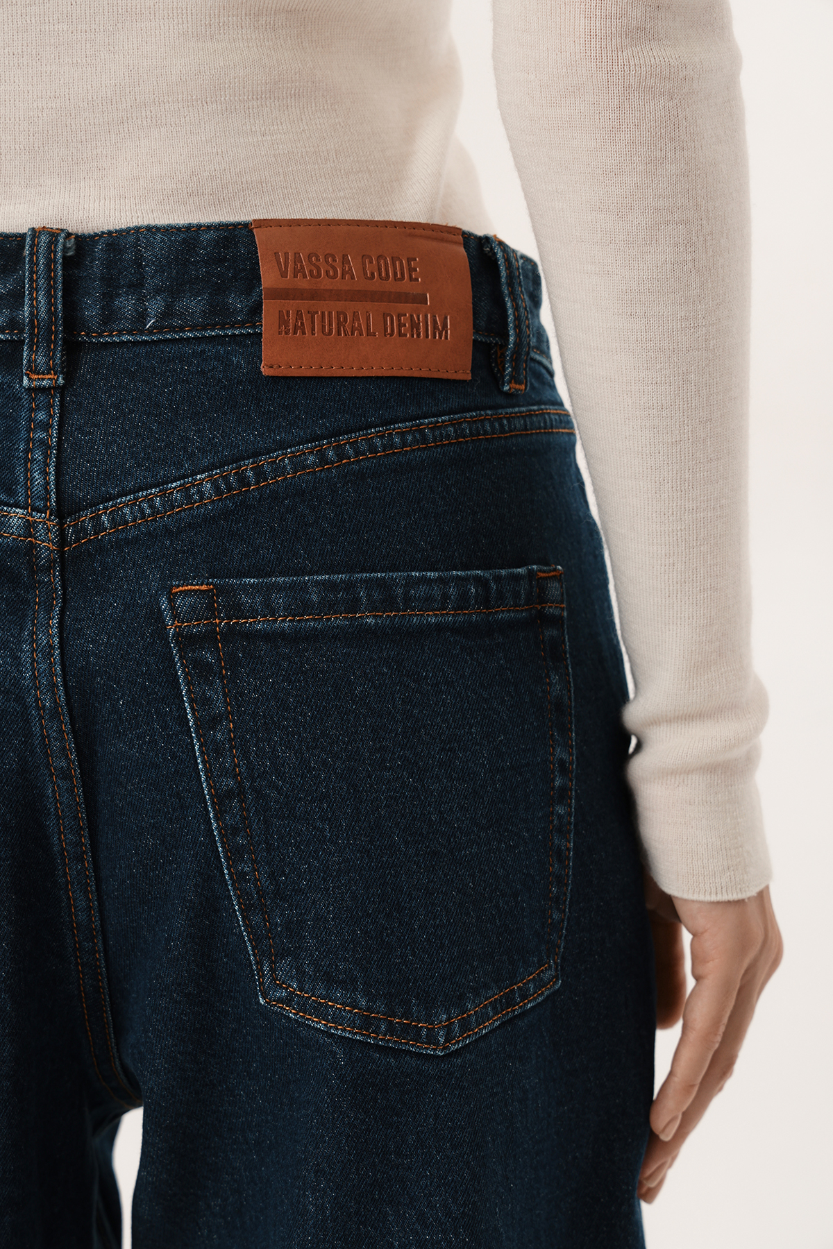 Джинсы Wide Leg VASSA CODE, пол Женский, цвет Синий