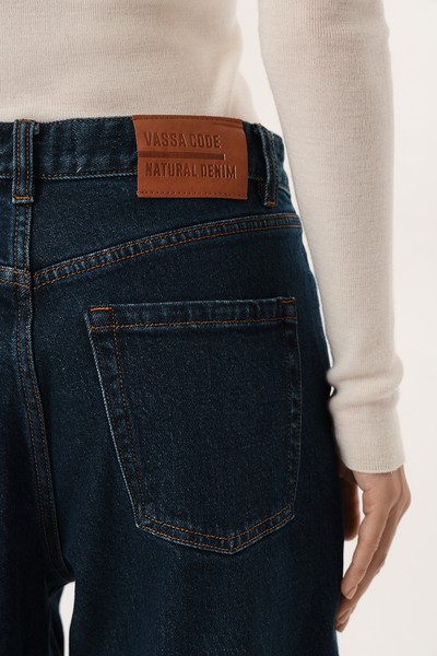 Джинсы Wide Leg VASSA CODE, пол женский, цвет синий, фото №4