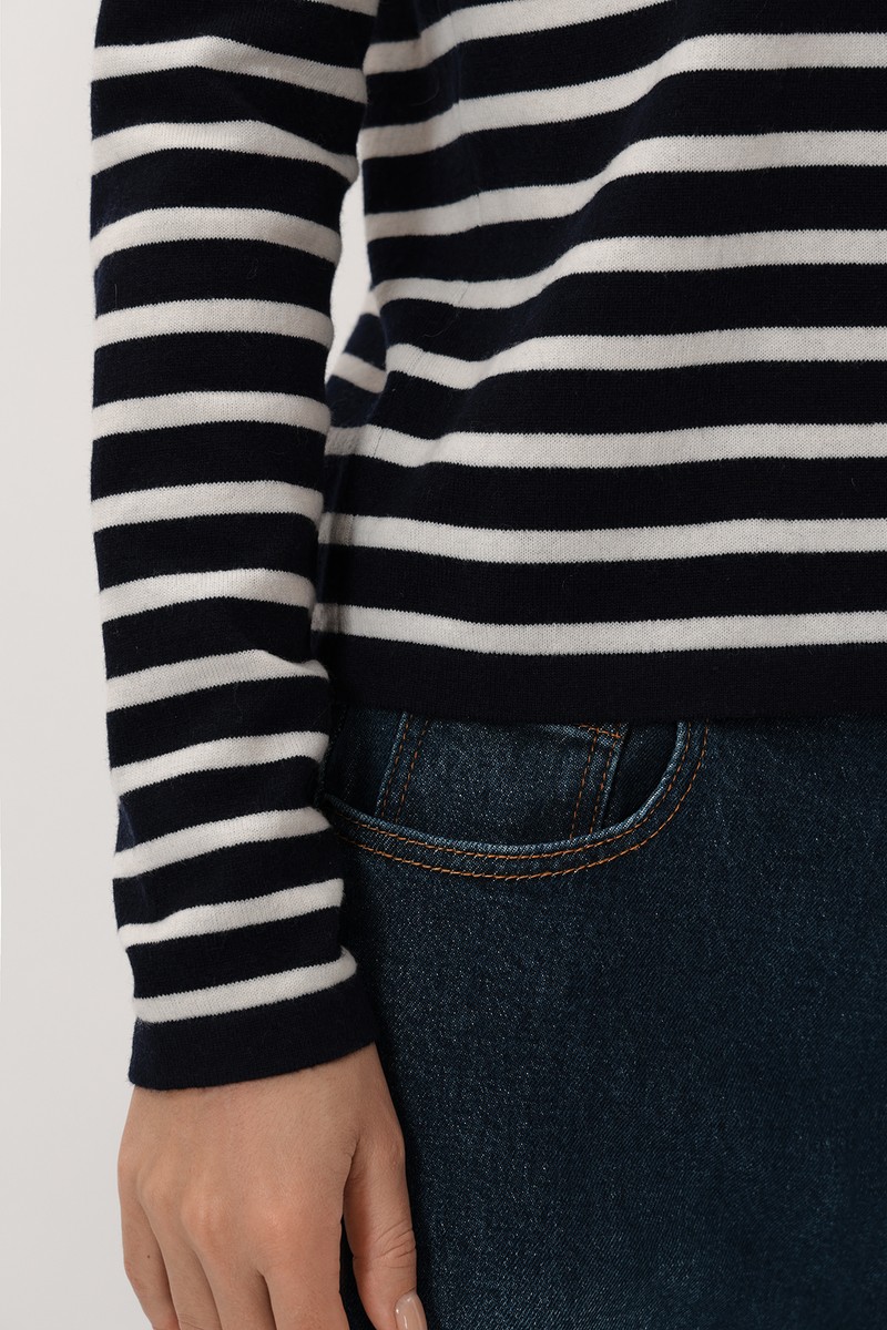 Джемпер VASSA CODE, пол женский, цвет синий, фото №3