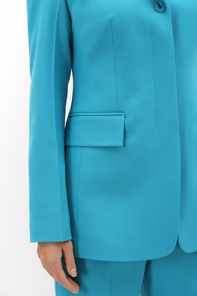 Жакет VASSA&Co, пол женский, цвет голубой, фото №3