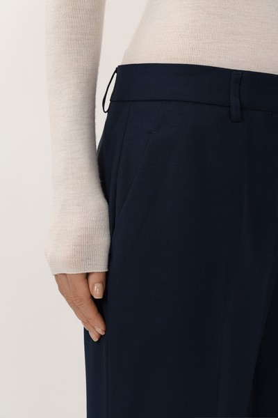 Брюки VASSA CODE, пол женский, цвет синий, фото №2