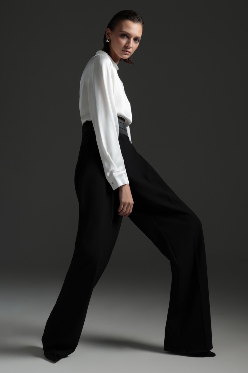 Блузка VASSA&Co, пол женский, цвет белый, фото №3