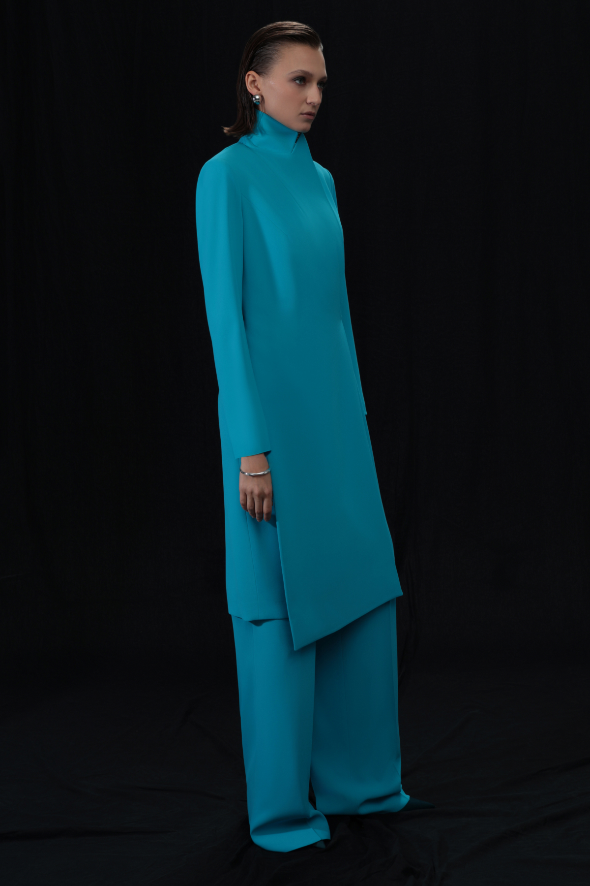 Платье VASSA&Co, пол женский, цвет голубой