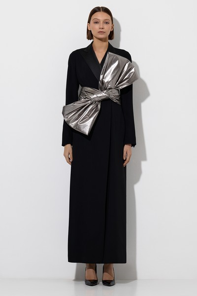 Пояс-бант VASSA&Co, пол female, цвет серый, фото №2