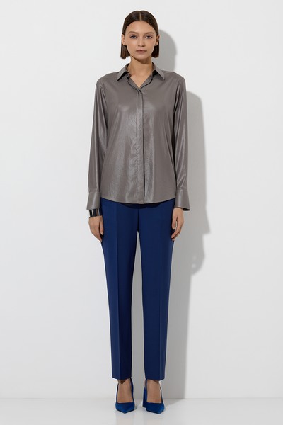 Blouse VASSA&Co, пол female, цвет brown, фото №4