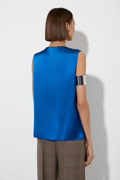 Блузка VASSA&Co, пол женский, цвет синий, фото №3