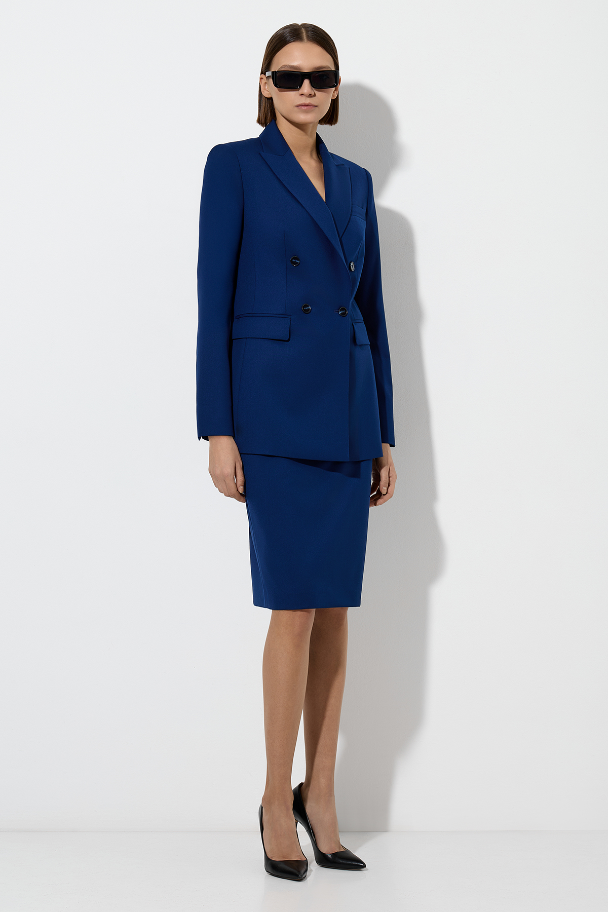 Jacket VASSA&Co, пол female, цвет Синий