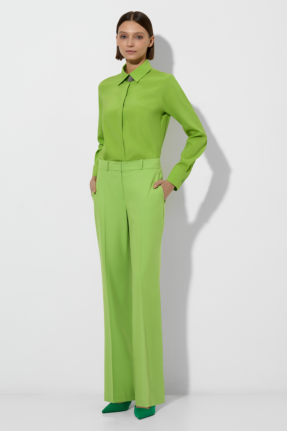 Trousers , пол female, цвет зеленый, фото №8