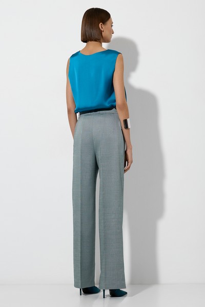 Брюки , пол женский, цвет голубой, фото №4