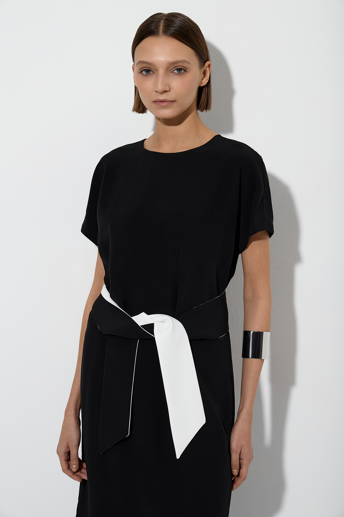 Платье VASSA&Co, пол женский, цвет черный, фото №3