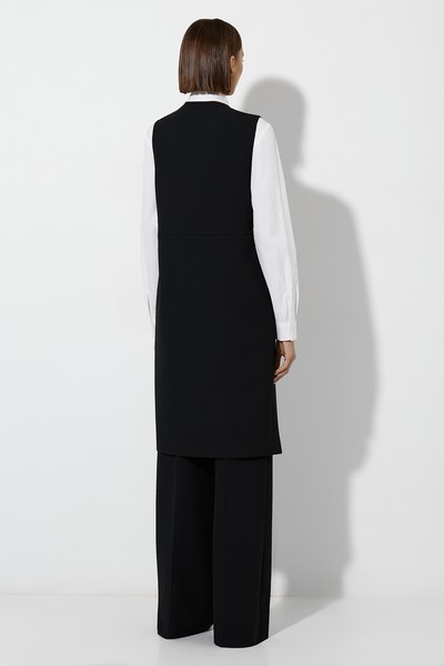 Платье-жилет VASSA&Co, пол female, цвет black, фото №4
