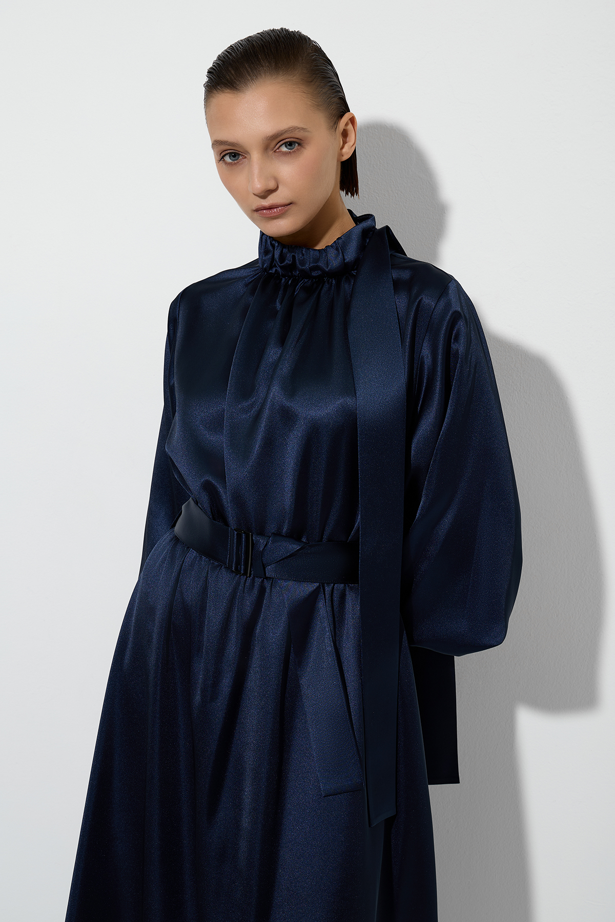 Платье VASSA&Co, пол женский, цвет синий