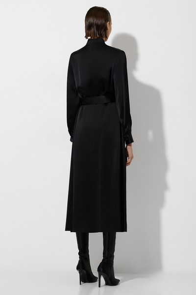 Платье VASSA&Co, пол женский, цвет черный, фото №3