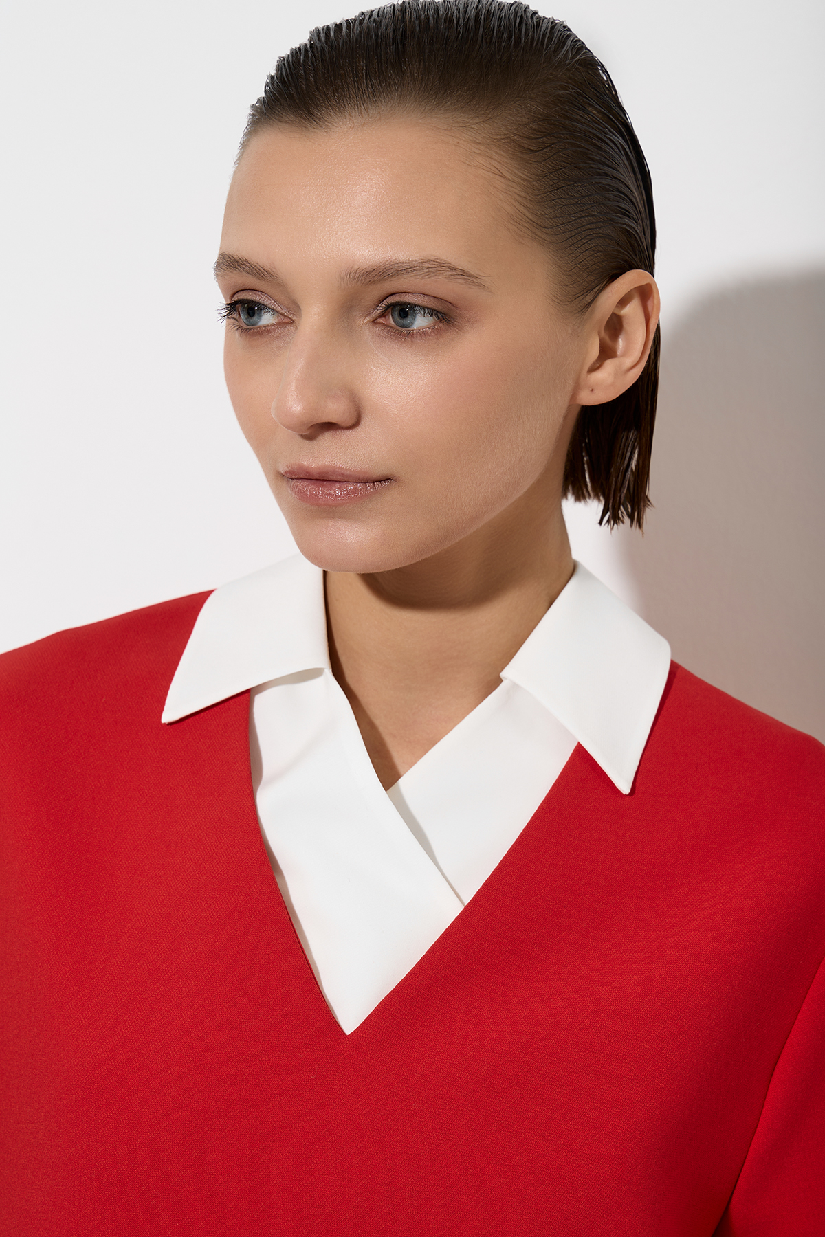 Платье VASSA&Co, пол женский, цвет красный