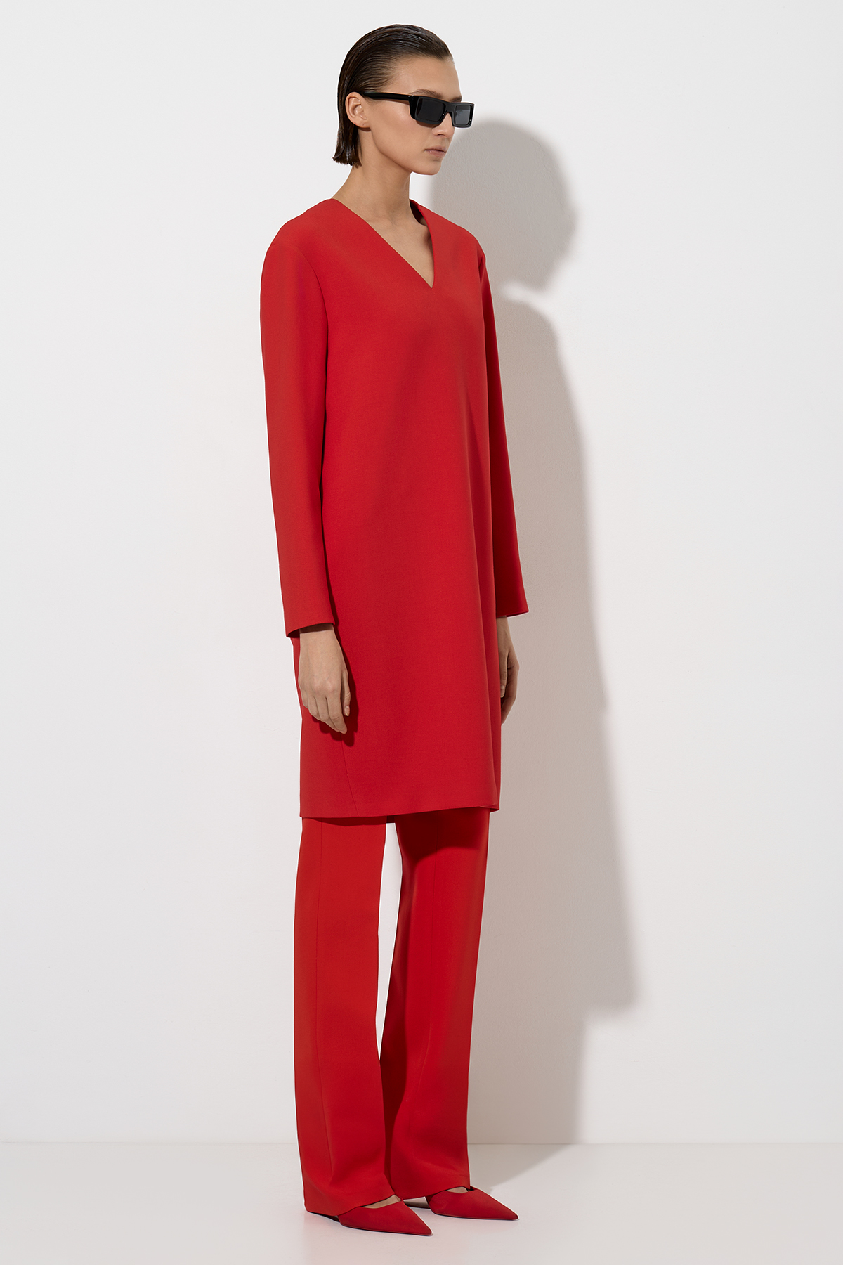 Платье VASSA&Co, пол женский, цвет красный