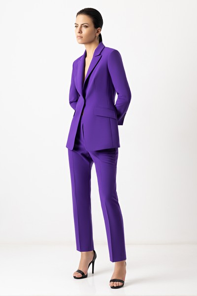 Жакет VASSA&Co, пол женский, цвет фиолетовый, фото №2