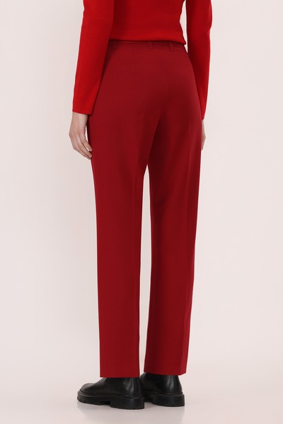 Брюки VASSA&Co, пол женский, цвет красный, фото №2